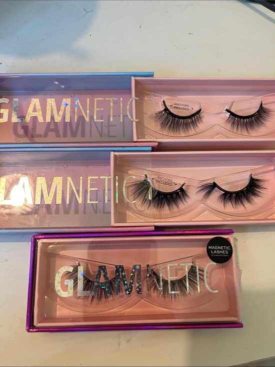 Glamnetic Other - 3 pairs of Glamnetic Magnetic False Lashes - Black